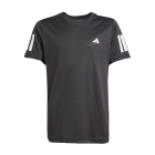 adidas Club 3 Stripes Logo Maglietta Bambino - Black