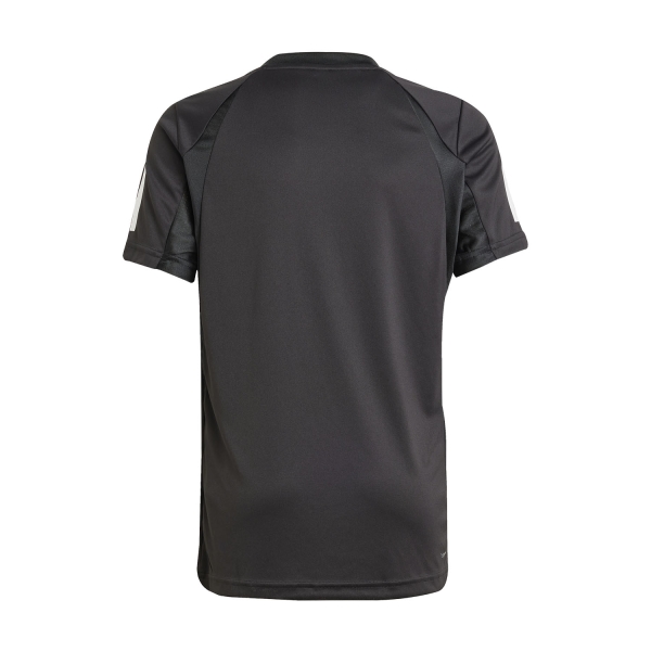 adidas Club 3 Stripes Logo Maglietta Bambino - Black