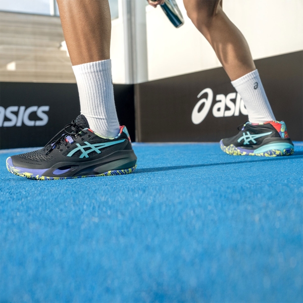 Asics Gel Resolution X Padel L.E. - Black/Energy Aqua