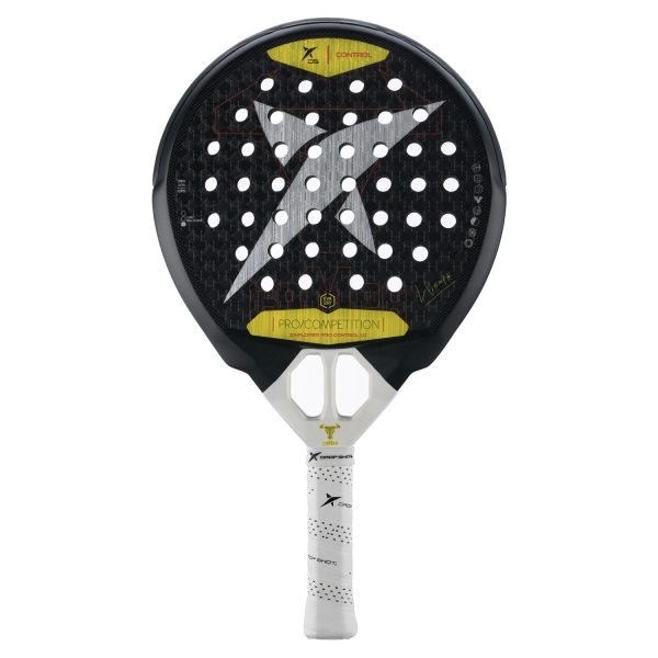 Drop Shot Pro Competition Padel Racket Drop Shot Explorer Pro Control 1.0 Padel  Black/Silver DP324010