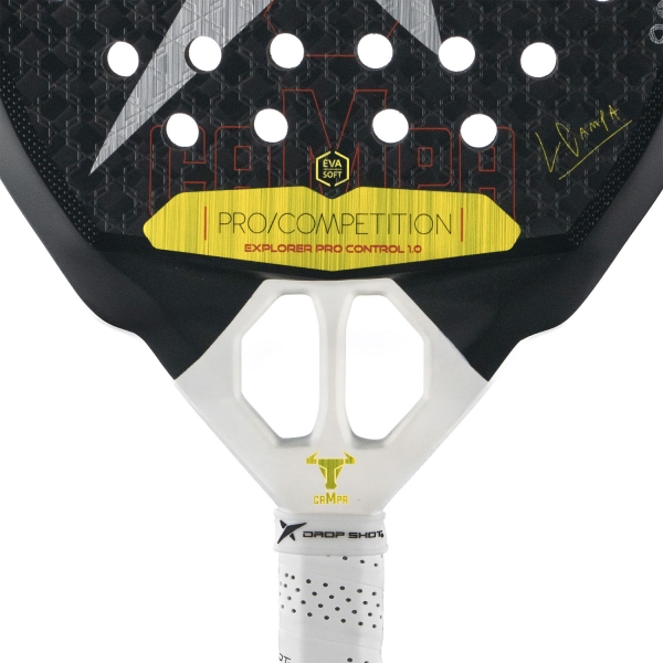 Drop Shot Explorer Pro Control 1.0 Padel - Black/Silver
