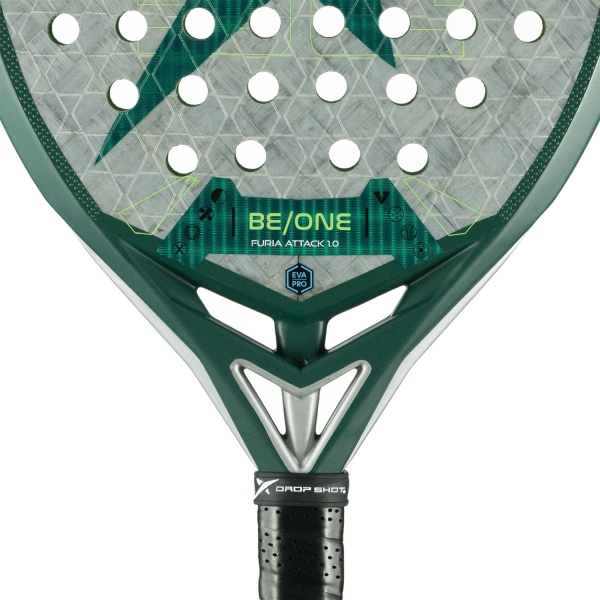 Drop Shot Furia Attack 1.0 Padel - Green/Grey
