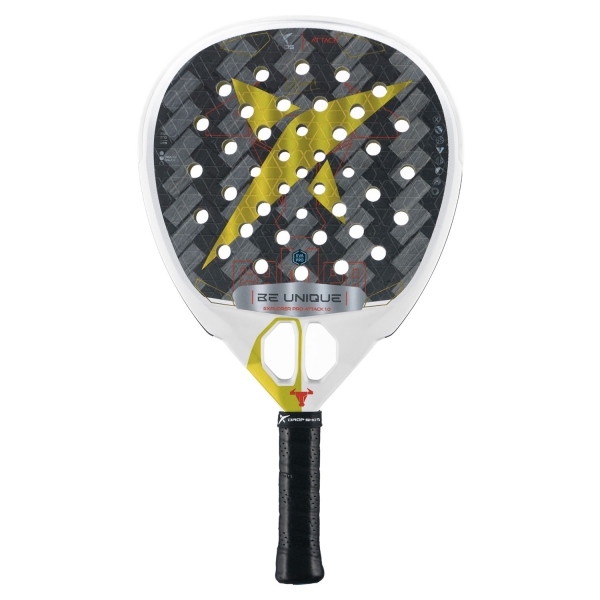 Drop Shot Be Unique Padel Racket Drop Shot Explorer Pro Attack 1.0 Padel  Black/Gold/White DP324017