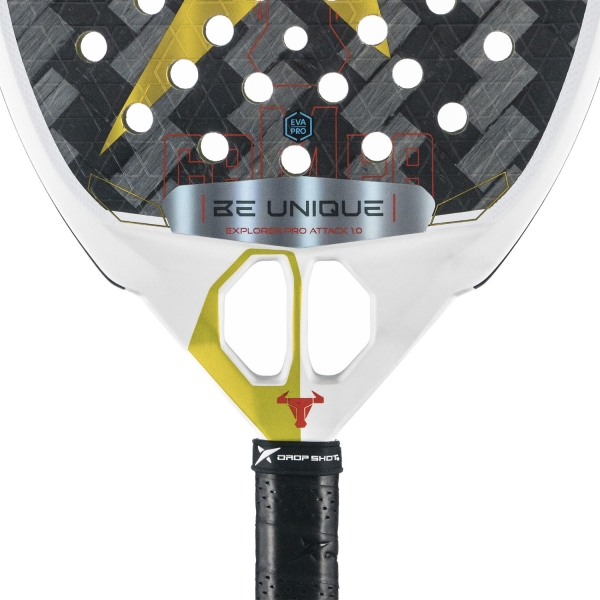 Drop Shot Explorer Pro Attack 1.0 Padel - Black/Gold/White
