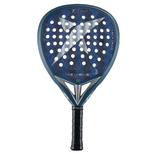 Drop Shot Be Unique Padel Racket Drop Shot Canyon Pro Attack 1.0 Padel  Blue/Silver DP324018