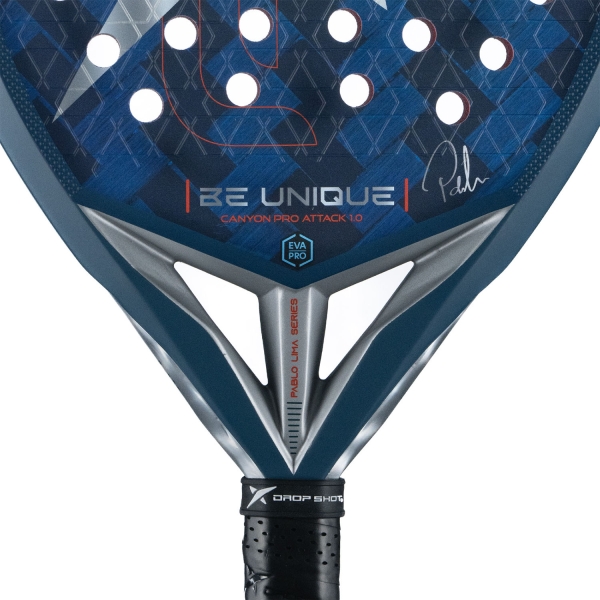 Drop Shot Canyon Pro Attack 1.0 Padel - Blue/Silver