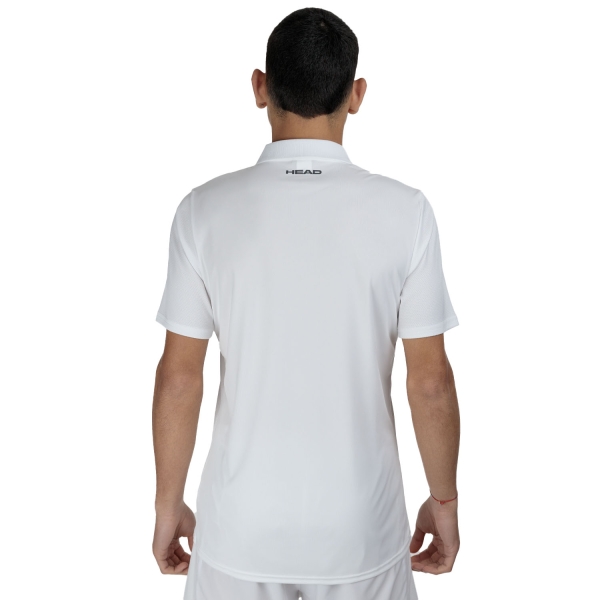 Head Club 25 Tech Polo - White