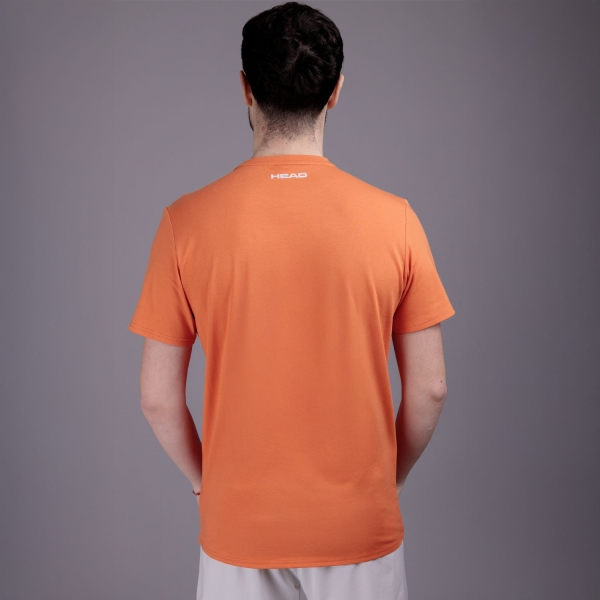 Head Rainbow Logo Maglietta - Campfire Orange