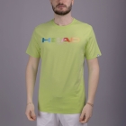 Head Rainbow Logo Maglietta - Lightlime