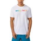 Head Rainbow Logo Maglietta - White
