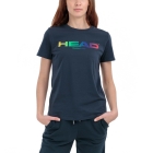 Head Rainbow Maglietta - Navy