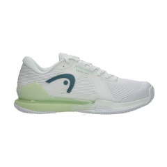 Head Sprint Pro 4.0 Clay - White/Light Green