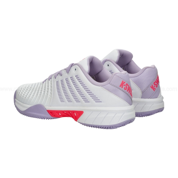K-Swiss Express Light 3 Clay - White/Orchid Petal/Neon Blaze
