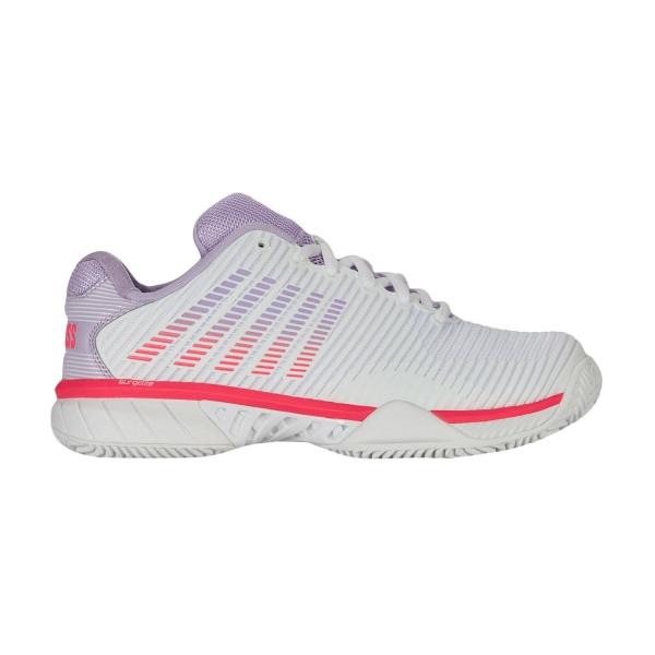 Scarpe Tennis Donna KSwiss Hypercourt Express 2  White/Orchid Petal/Neon Blaze 96613182M