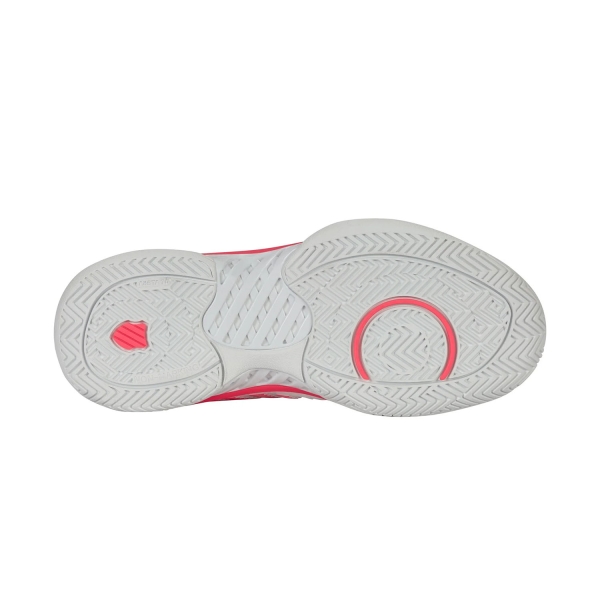 K-Swiss Hypercourt Express 2 - White/Orchid Petal/Neon Blaze