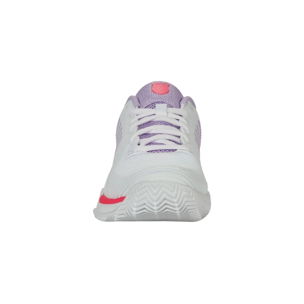 K-Swiss Hypercourt Express 2 - White/Orchid Petal/Neon Blaze