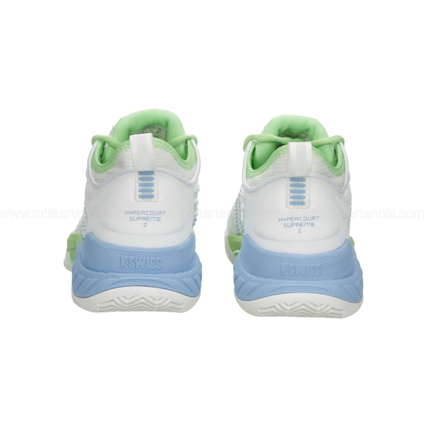 K-Swiss Hypercourt Supreme 2 Clay - Lucent White/Paradise Greed/Dutch Canal