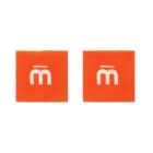 Mico Logo Muñequeras Cortas - Orange