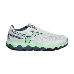 Mizuno Wave Enforce Tour 2 Clay - White/Neo Mint/Vintage Indigo