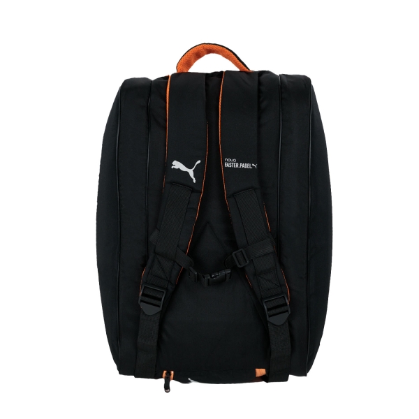 Puma Nova Elite Logo Bag - Black/White/Heat Fire