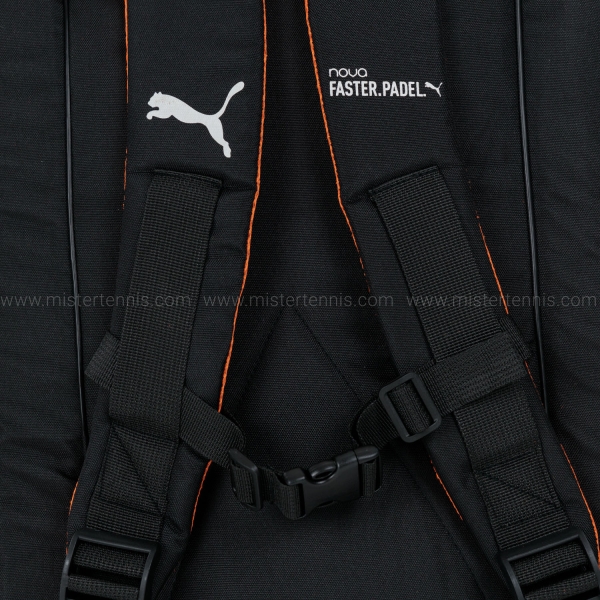 Puma Nova Elite Logo Bag - Black/White/Heat Fire