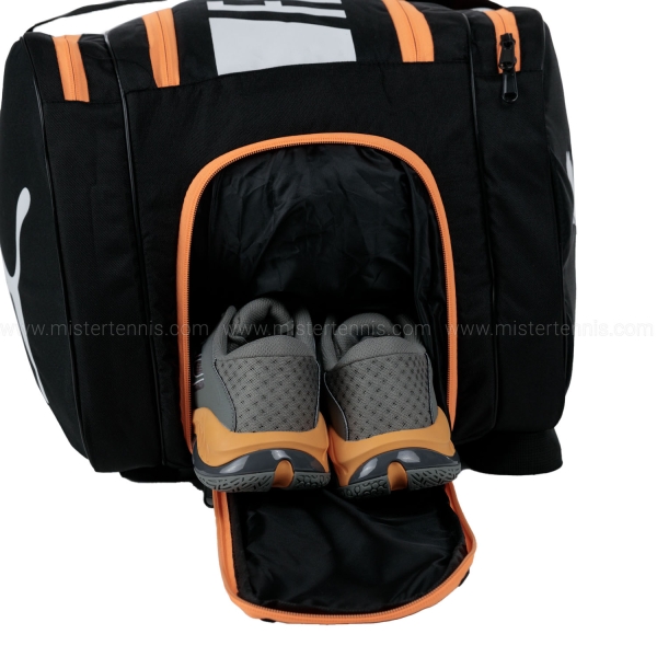Puma Nova Elite Logo Bag - Black/White/Heat Fire