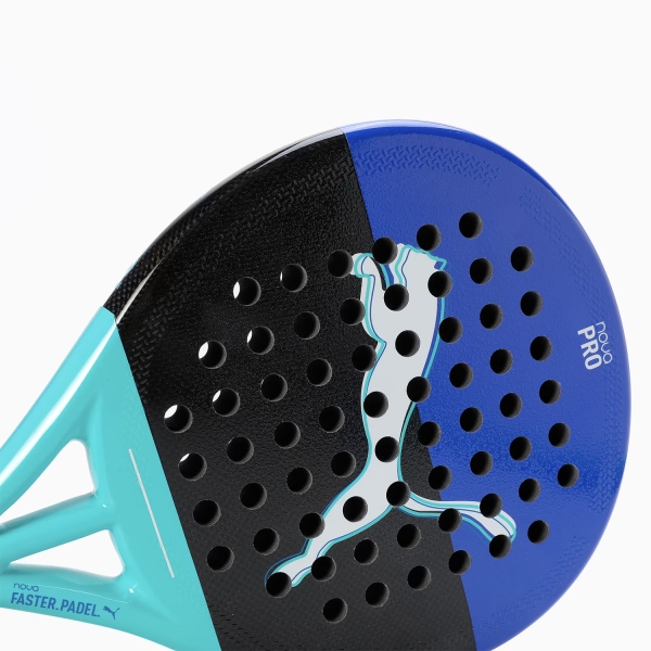 Puma Nova Pro CTR 2025 Padel - Vivid Blue/Black/Safe Lake/White