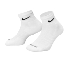 Nike Everyday Plus Cushioned Logo x 3 Calcetines - White/Black