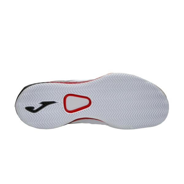 Joma Point Clay - White/Red