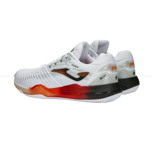 Joma Point Clay - White/Red