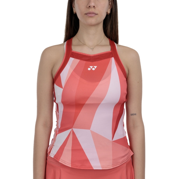 Women`s Tennis Tanks Yonex Performance Graphic Tank  Tango Red TWL20827TR