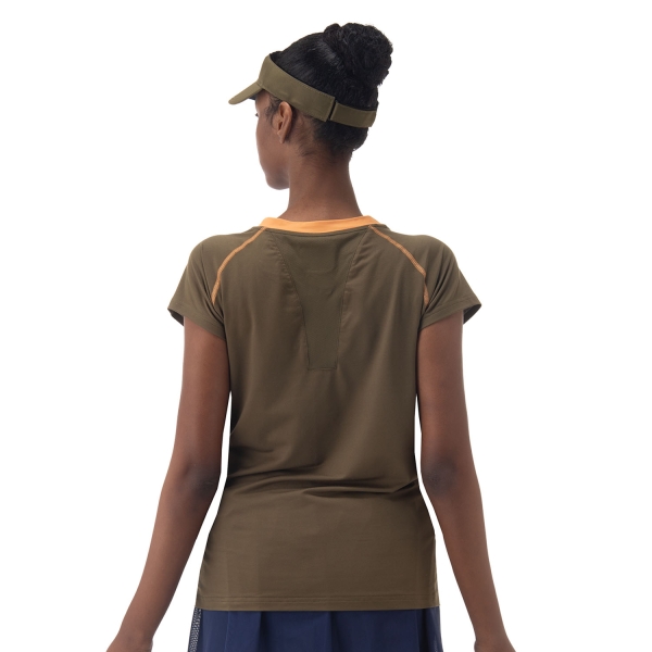 Yonex Crew Maglietta - Oil Brown