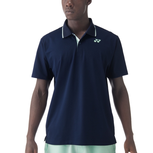 Polo Tennis Uomo Yonex Tournament Logo Polo  Dark Navy TWM10628DN