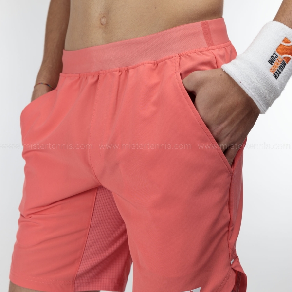 Yonex Performance 8.5in Pantaloncini - Rosso Corallo