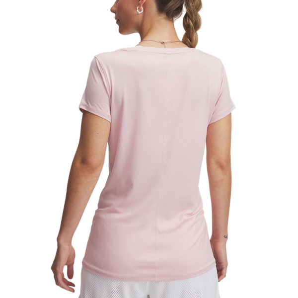 Under Armour HeatGear Maglietta - Prime Pink/White