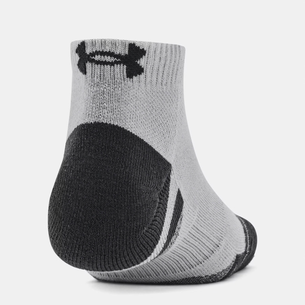 Under Armour Performance Tech Low x 3 Calcetines - Mod Gray/White/Jet Gray