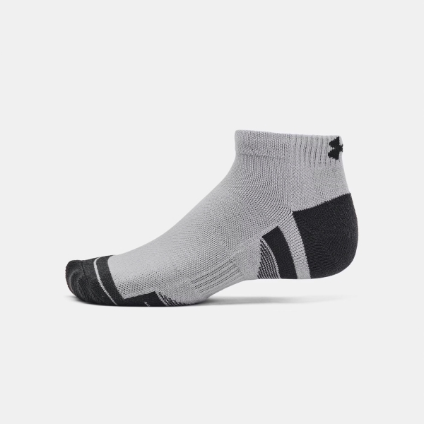 Under Armour Performance Tech Low x 3 Calcetines - Mod Gray/White/Jet Gray