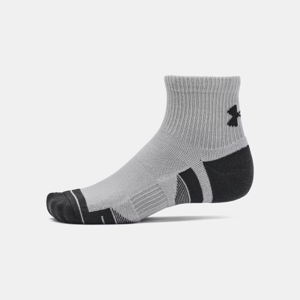 Under Armour Performance Tech x 3 Calcetines - Mod Gray/White/Jet Gray