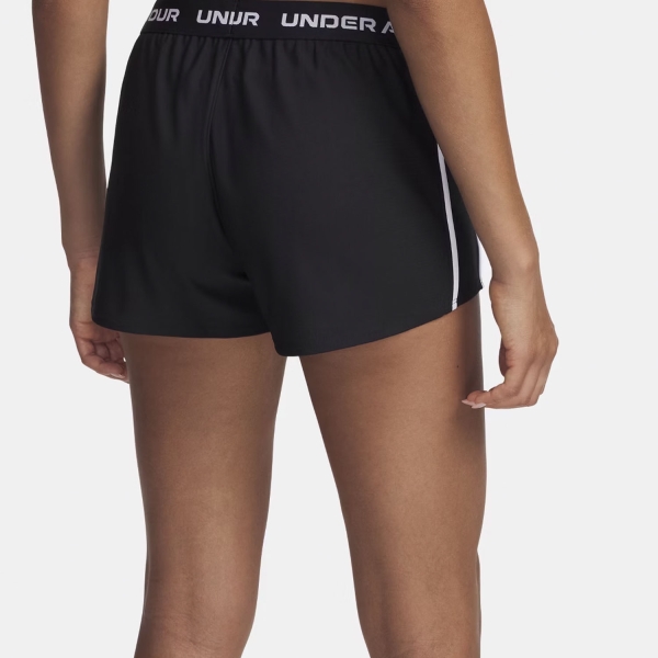 Under Armour Tech Play Up 3in Shorts - Black/White