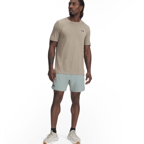 Under Armour Vanish Woven 6in Pantaloncini - Silica Green/Black