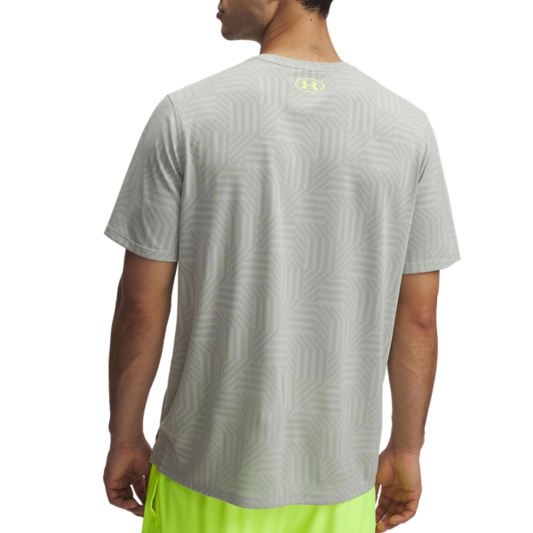 Under Armour Tech Vent Geotessa Maglietta - Hydro Green/Silica Green/High Vis Yellow