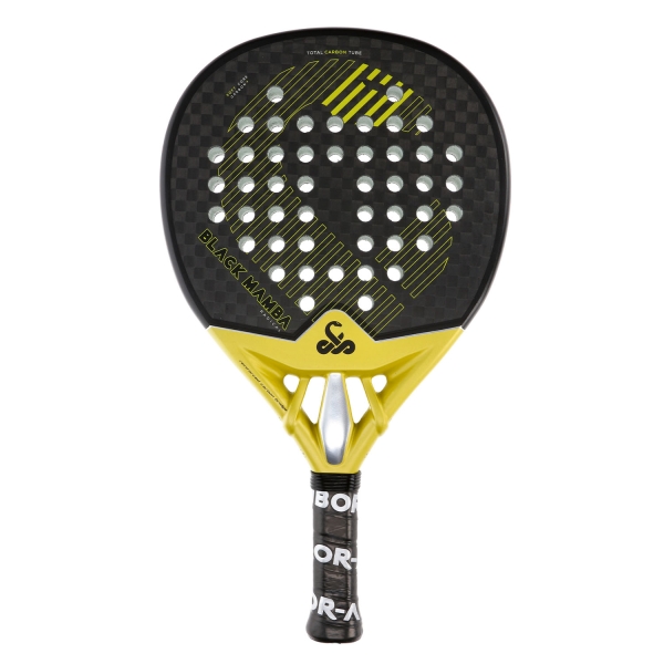 Vibor-A Black Mamba Padel Racket ViborA Black Mamba Radical 12K 2.0 Padel  Black/Yellow A003670