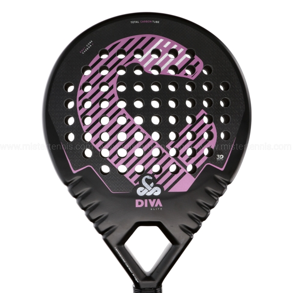 Vibor-A Diva Elite 3K 2025 Padel - Black/Light Purple