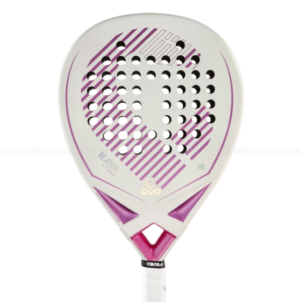 Vibor-A Naya Xtreme Fiber 2.0 Padel - White/Light Purple