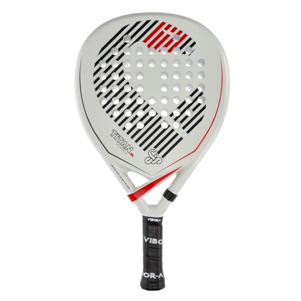 Vibor-A Junior Padel Racket ViborA Titan Junior Classic Padel  White/Black/Red A003680