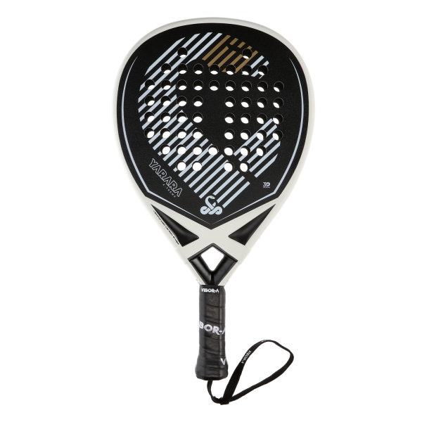 Vibor-A Yarara Xtreme Fiber Padel - Black/White