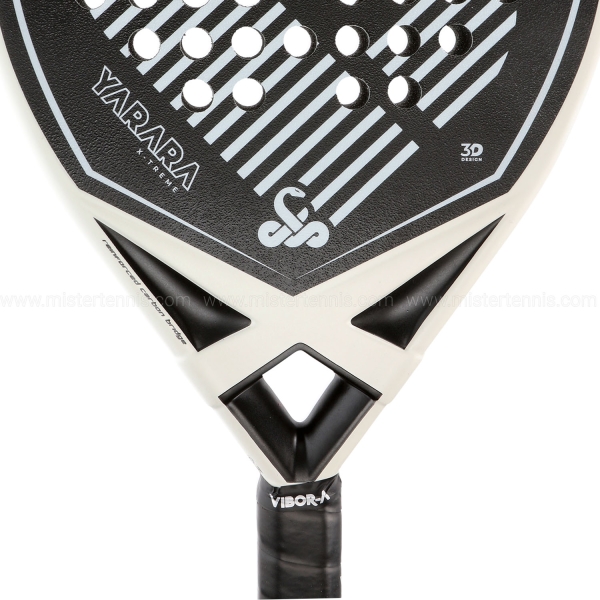 Vibor-A Yarara Xtreme Fiber Padel - Black/White