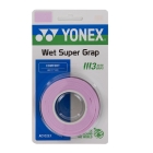 Yonex Wet Super Grap Overgrip x 3 - Rosa Fluo