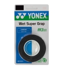 Yonex Wet Super Grap Overgrip x 3 - Black