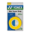 Yonex Wet Super Grap Overgrip x 3 - Yellow